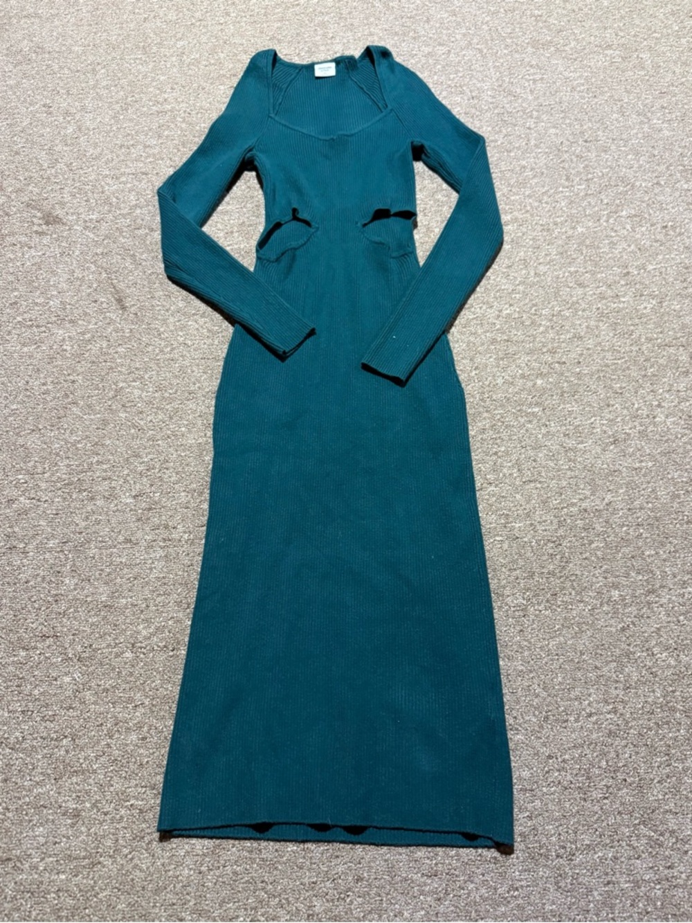 Abercrombie & Fitch Cutout Sweater Maxi Dress